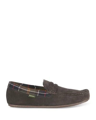 Barbour Monty Slipper In Brown