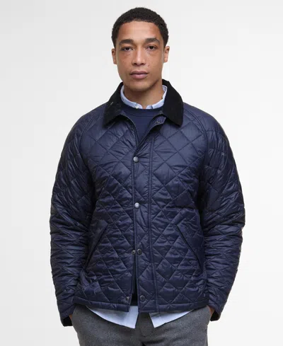 Barbour Men's Powell Waterproof Jacket In Blue