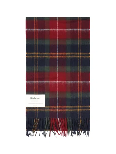Barbour Men's Premium Lambswool & Cashmere Scarf In Navy