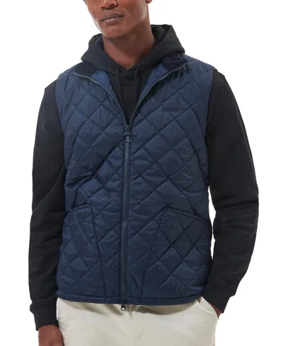 Barbour Men's Quilted Monty Gilet, Created For Macy's In Blue