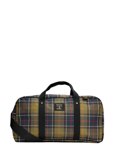 Barbour Men's Quilted Utility Bag In Green