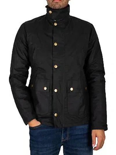 Pre-owned Barbour Men's Reelin Wax Jacket, Green