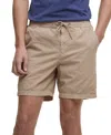 Barbour Relaxed Cotton Seersucker Drawstring Shorts In Neutral