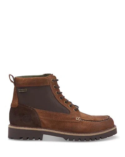 Barbour Men's Sheene Moc Toe Boot In Cognac