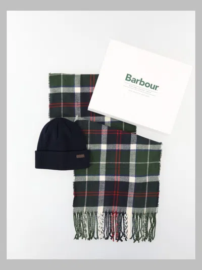 Barbour Men's Signature Knit Beanie Hat In Multi