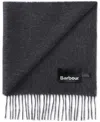 Barbour Men's Solid Wool Scarf, Created For Macy's In Charcoal