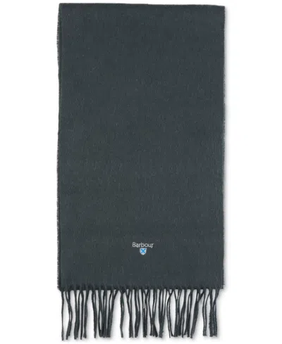 Barbour Men's Solid Wool Scarf, Created For Macy's In Forest Green