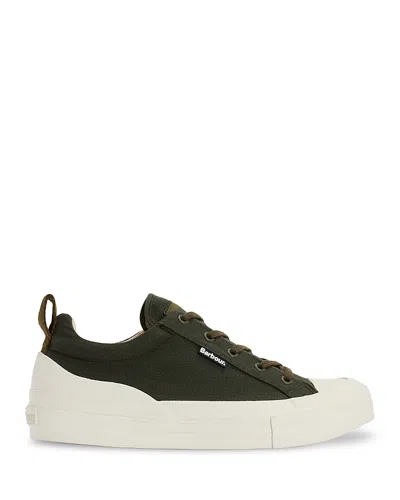 Barbour Stanhope Canvas Low Top Sneaker In Black