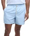 Barbour Staple Logo Swim Trunks In Ocean Sky