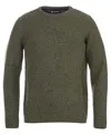 Barbour Lambswool Blend Sweater With Classic Crew Neck