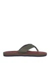 Barbour Men's Toeman Beach Sandals In Olive