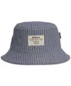 Barbour Men's Tynedale Stripe Logo Bucket Hat In Navy