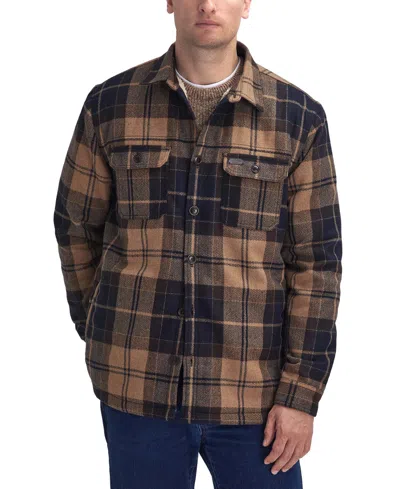 Barbour Men's Willberry Overshirt In Autumn Dress