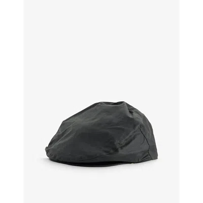 Barbour Mens Wax Cotton Flat Cap Sage