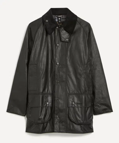 Barbour Mens Beaufort Black Waxed Jacket