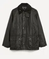 Barbour Corduroy-collar Flap-pocket Jacket In Black