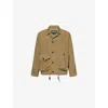 Barbour Mens  Fatigue Oversized Woven Jacket In Burnt Olive
