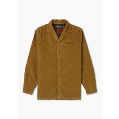 Barbour Mens Casswell Overshirt In Cinnamon In Brown