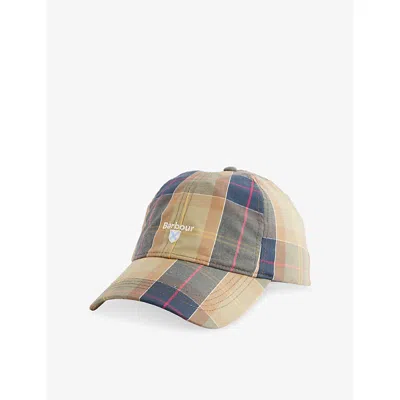 Barbour Mens Classic Tartan Tartan Sports Cotton Baseball Cap In Blue