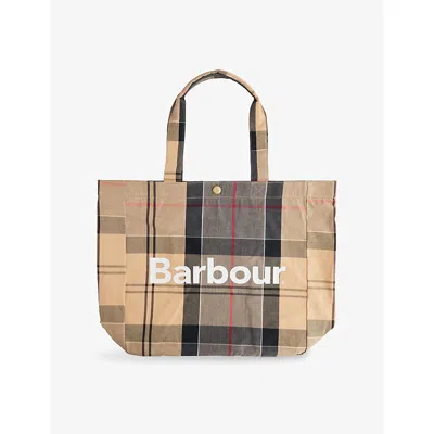 Barbour Mens Dress Tartan Telfield Tartan Woven Tote Bag