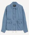 Barbour Mens Durham Lightweight Denim Jacket In Blue
