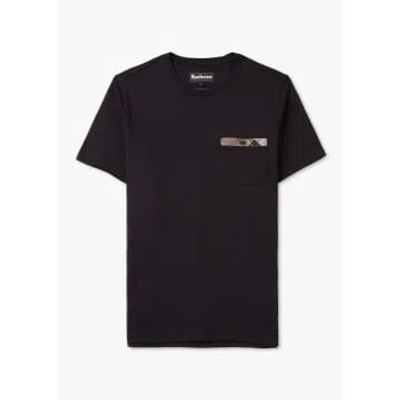 Barbour Mens Durness Pocket T-shirt In Black