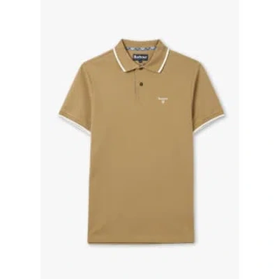 Barbour Easington Polo Shirt In Brown