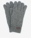 Barbour Mens Gloves In Gray