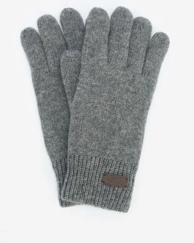 Barbour Mens Gloves In Gray