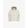 Barbour Mens Mist Transport Oversized Shell Jacket In White