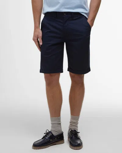 Barbour Mens Smart Chino Shorts In Blue