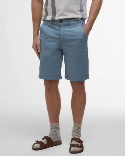 Barbour Mens Smart Chino Shorts In Blue