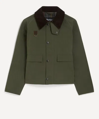 Barbour Mens Spey Oversized Casual Jacket In Green