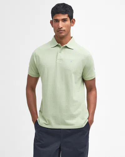 Barbour Mens Sports Polo Shirt In Green