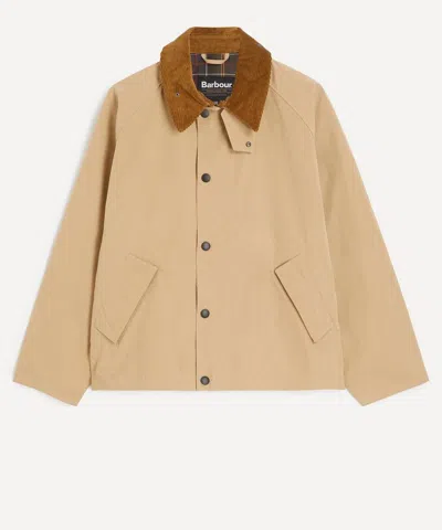 Barbour Reversible Transporter Jacket Casual Jacket In Brown