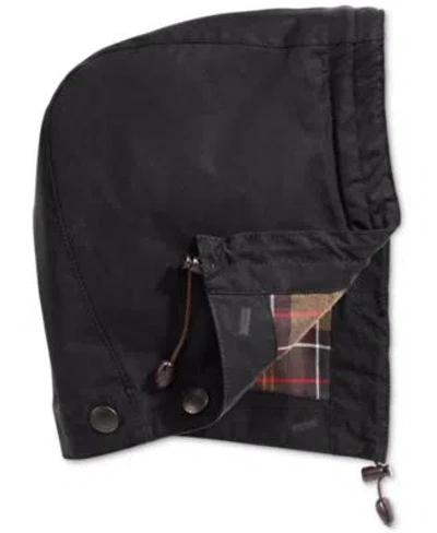 Barbour Mens Waxed Cotton Hood In Black