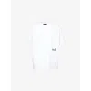 Barbour Mens Regence Graphic-print Cotton T-shirt White In White