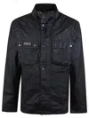 Barbour International Jacket Front Pockets In Black