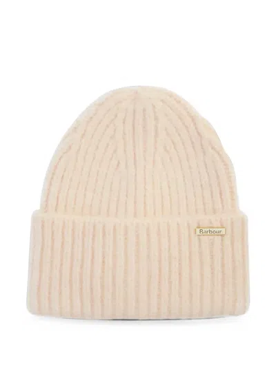 Barbour Meryl Beanie Hat In Neutral