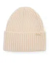 Barbour Meryl Beanie Hat In Nude & Neutrals