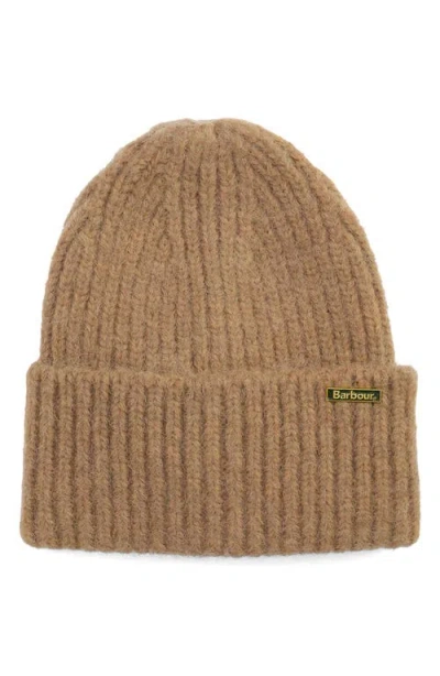 Barbour Meryl Cuff Beanie In Brown