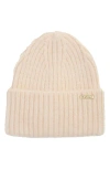 Barbour Meryl Cuff Beanie In Neutral