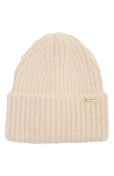 Barbour Meryl Cuff Beanie In Neutral
