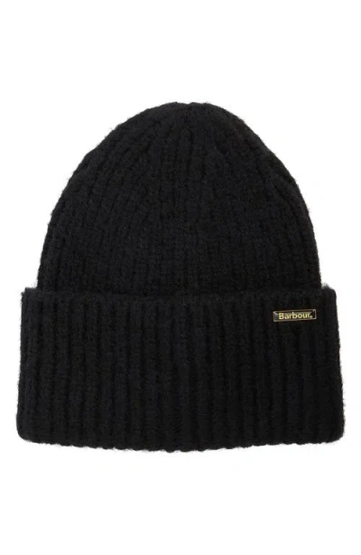 Barbour Meryl Cuff Beanie In Black