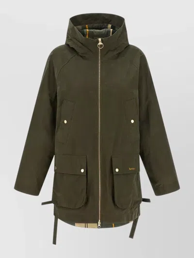 Barbour Middlemarch Hooded Raincoat Drawstring Waist