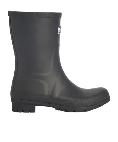Barbour Mid-high Rain Boots In Black
