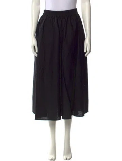 Pre-owned Barbour Midi Length Skirt W/ Tags In Black