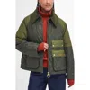 Barbour Milby Womens Quilted Jacket In Green