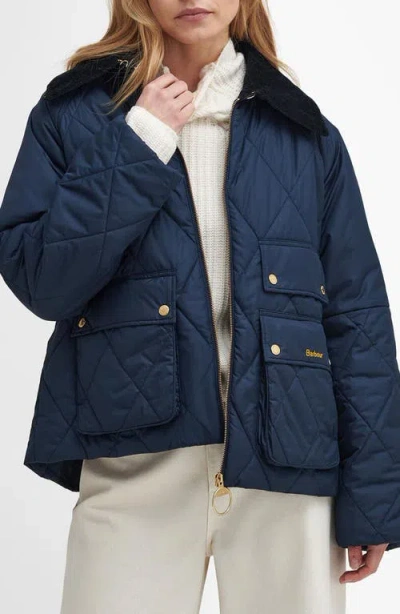 Barbour Beadnell Jacket In Navy/classic