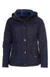 Barbour Beadnell Quilted Jacket In Navy/classic